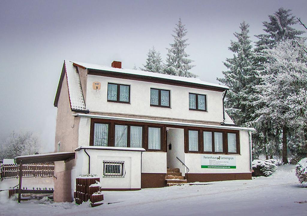 Ferienwohnung Ferienhaus Tannengrün Friedrichsbrunn Exterior foto