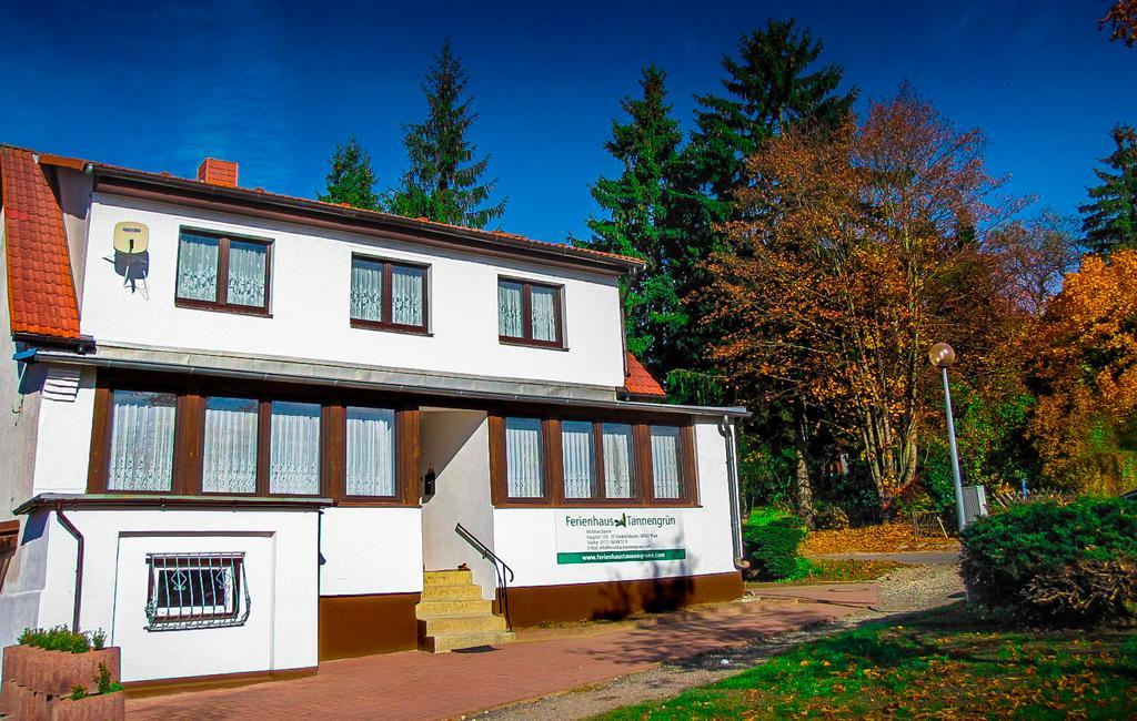 Ferienwohnung Ferienhaus Tannengrün Friedrichsbrunn Exterior foto